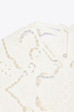 ZW COLLECTION BLOUSE WITH CUTWORK EMBROIDERY - Zara фото 8