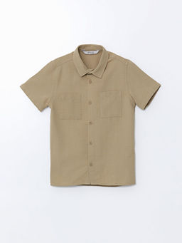 Keten Kar???ml? Erkek ?ocuk G?mlek