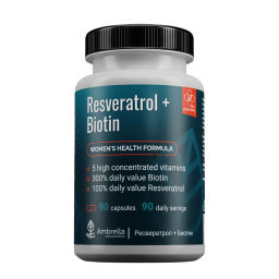 Комплекс для женского гормонального фона "Resveratrol+ Biotin", раст.капс. 90 шт. по 0,5 г