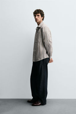 STRIPED FLOWING SHIRT - Zara фото 4