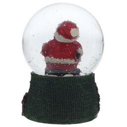 Фигурка декор в стекл шаре "Дед Мороз/Снеговик/Мишка", D 4.5 см, L4,5 W4,5 H6 см, 4в.