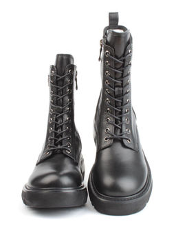 01-GZ6253-G71-N11 BLACK Ботинки демисезонные женские (натуральная кожа, байка) - Фабричный китай фото 10