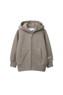 SUDADERA FELPA CAPUCHA / Beige - Zara фото 6