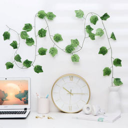 Цена за 12 шт. Лиана искусственная «Лист винограда», 2.3 м
