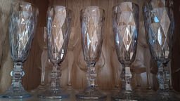 Бокал 230мл д/шамп Серебро Y4-3055 I.K (341557) /DANIKS/  фото 4