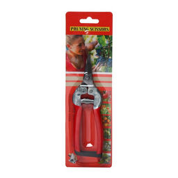 Ножницы садовые, 7 (18 см), с металлическими ручками, обрезиненная ручка, красные, Greengo фото 14