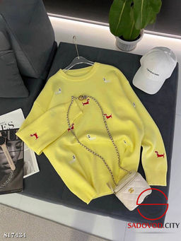 Теплая кофта с таксами - Bruno фото 2