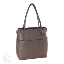 Сумка женская кожаная 8509VG gray Vitelli Grassi  в Новосибирске