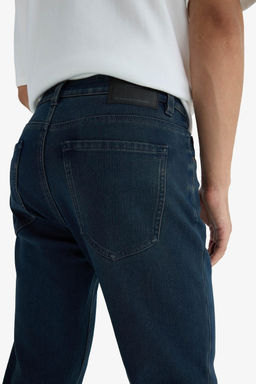 Прямые джинсовые брюки с высокой талией и широкими штанинами Diago Comfort Fit - Defacto фото 11