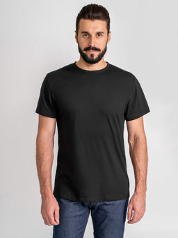 Футболка мужская короткий рукав GREG G145-RD-6012 (чёрный) фото 6