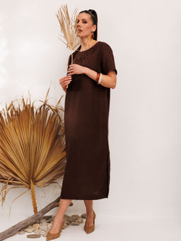 Платье Galean Style 1011 коричневый