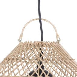 Светильник потолочный из ротанга «Эрвин», 1×120 Вт, Е27, 25×25×40 см