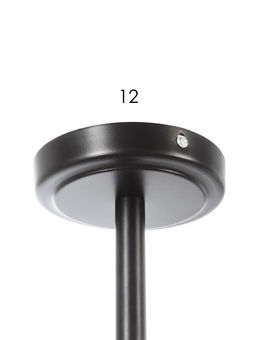 Люстра 74662/5, 5×40 Вт, E14, основание чёрное