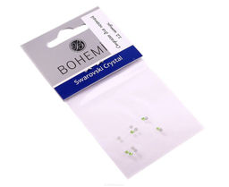Bohemia Professional Стразы для ногтей, салатовый, 12 шт.