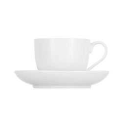 51035 GIPFEL Чайная пара BLANCHE: чашка 250 мл и блюдце. Цвет: белый. Материал: фарфор.  фото 2
