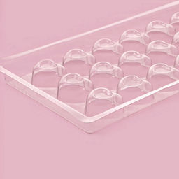 Цена за 20 шт. Форма для шоколада и конфет Сердца, 18 ячеек, 22?11 см, прозрачная - Simaland фото 2