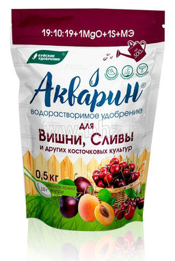 БХЗ АКВАРИН Вишня, слива и др. косточковые дой-пак 500 гр (12 шт./упак.)