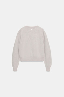 SWEATSHIRT WITH LABEL DETAIL ON THE FRONT - Zara фото 5