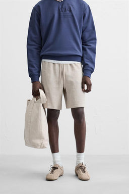 LINEN - VISCOSE BERMUDA SHORTS - Zara фото 3