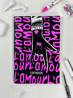 Тетрадь, 48 л, дизайнерский блок(клетка), арт. 62922/ 0 ЛЮБОВЬ СПАСЁТ МИР - Феникс+ фото 6