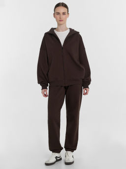 Толстовка женская коричневая шоколадное мартини 172116 - Mark formelle фото 3