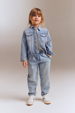 Vaquero paper bag de corte relajado