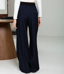 Брюки #КТ16380, тёмно-синий