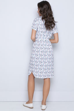 Платье-рубашка Сидни Хит (вайт) - Diolche фото 4