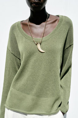 RUSTIC KNIT SWEATER - Zara фото 2