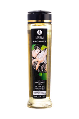 Масло массажное Shunga Organica без аромата Натуральное (Natural. Aroma & Fragrance Free), 240 мл
