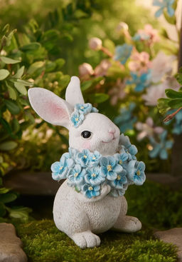 ФИГУРКА ДЕКОРАТИВНАЯ ЗАЙЧИК 9Х9,5Х13,5 СМ