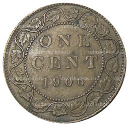1 цент 1906 года Канада