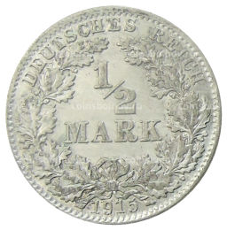 1/2 марки 1915 года D Германия