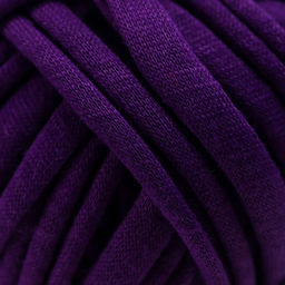 Цена за 2 шт. Пряжа трикотажная 100% хлопок "Лентино mini" 100 гр 40 м цвет 27 ежевика