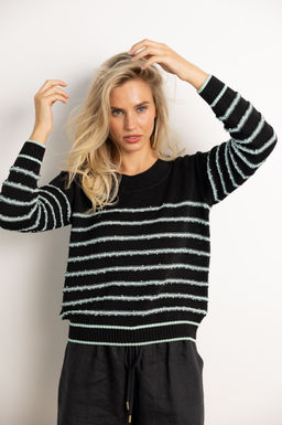 SS-2627 джемпер женский черный - Mozart фото 3