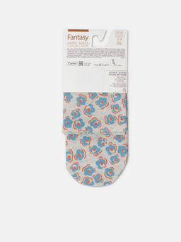 Цена за 2 пары. Носки Классические CONTE Носки с принтом FANTASY из смесовой пряжи с хлопком и льном бежевый - Conte elegant фото 27