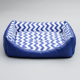 Лежанка Зиг-заг, 55 х 45 х 15 см, синяя - Пижон фото 3
