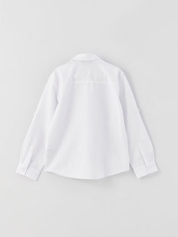 Basic Uzun Kollu Erkek ?ocuk G?mlek