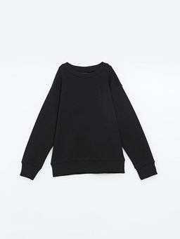 Bisiklet Yaka Uzun Kollu Erkek ?ocuk Sweatshirt
