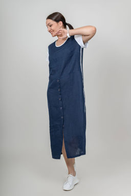 Платье 100% лен