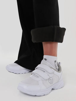 Джинсы-палаццо утеплённые для девочек - Синий мир фото 13