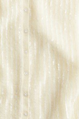 Cardigan en mezcla de mohair con lentejuelas - H&m фото 6