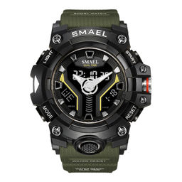 Часы наручные Smael электронные SM8075army-green