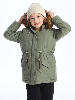 Kap??onlu Basic K?z ?ocuk Mont