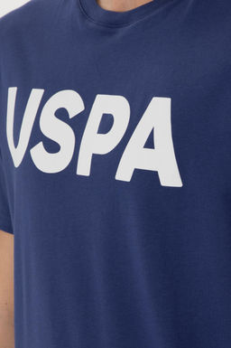 Erkek Regular Fit Bisiklet Yaka A__k Lacivert Basic Ti__rt Sepette S_rpriz _ndirim - U.s. polo assn фото 7