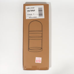 Органайзер для хранения, 3 секции, d=20×50 см, белый, розовый