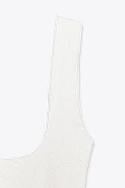 STRETCH SQUARE NECK DRESS - Zara фото 34