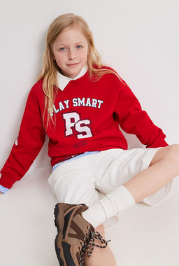 Джемпер детский для девочек Maira красный - Acoola фото 6