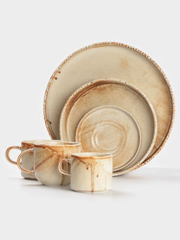 Салатник Magistro Organic brown, 600 мл, d=15.2 см, фарфор, бежевый фото 5