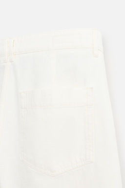 PLEATED RELAXED FIT BERMUDA SHORTS - Zara фото 10